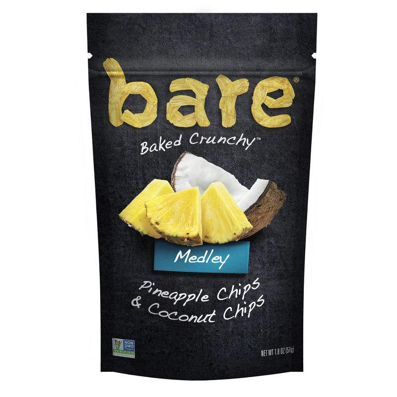 Bare Pineapple & Coconut Chips Medley - 1.8oz