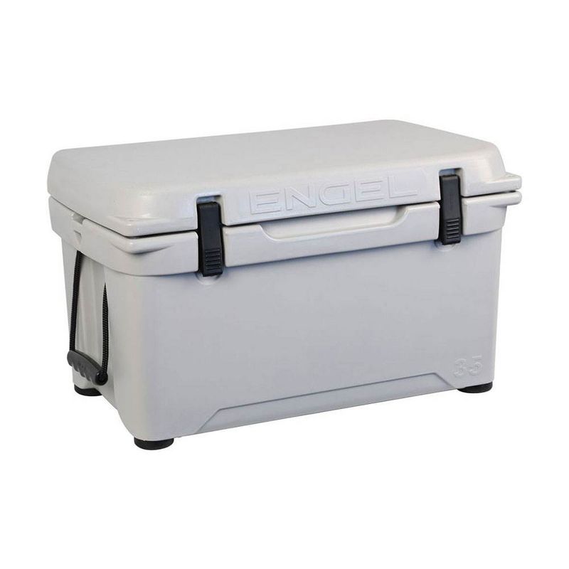 Engel Coolers 35 Quart 42 Can High Performance Roto Molded Ice Cooler, Gray