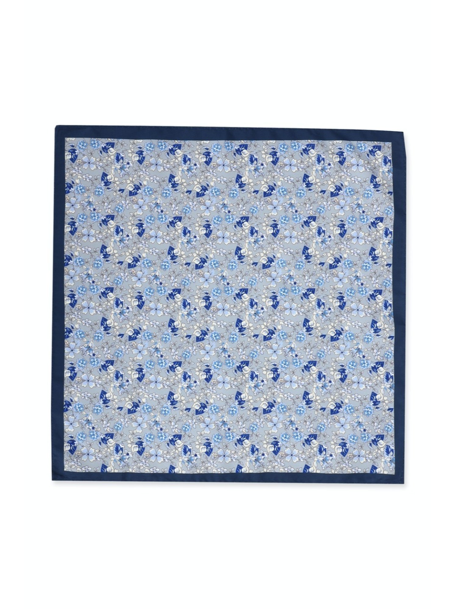 Van Heusen Green Printed Pocket Square