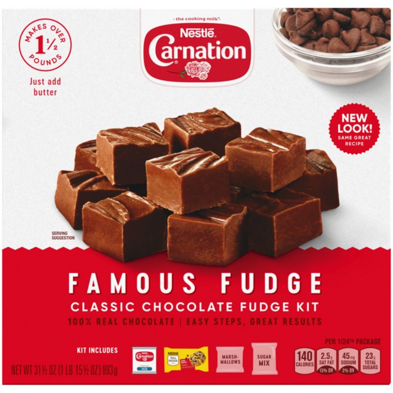 Carnation Famous Fudge Classic Chocolate Fudge Kit - 31.5oz