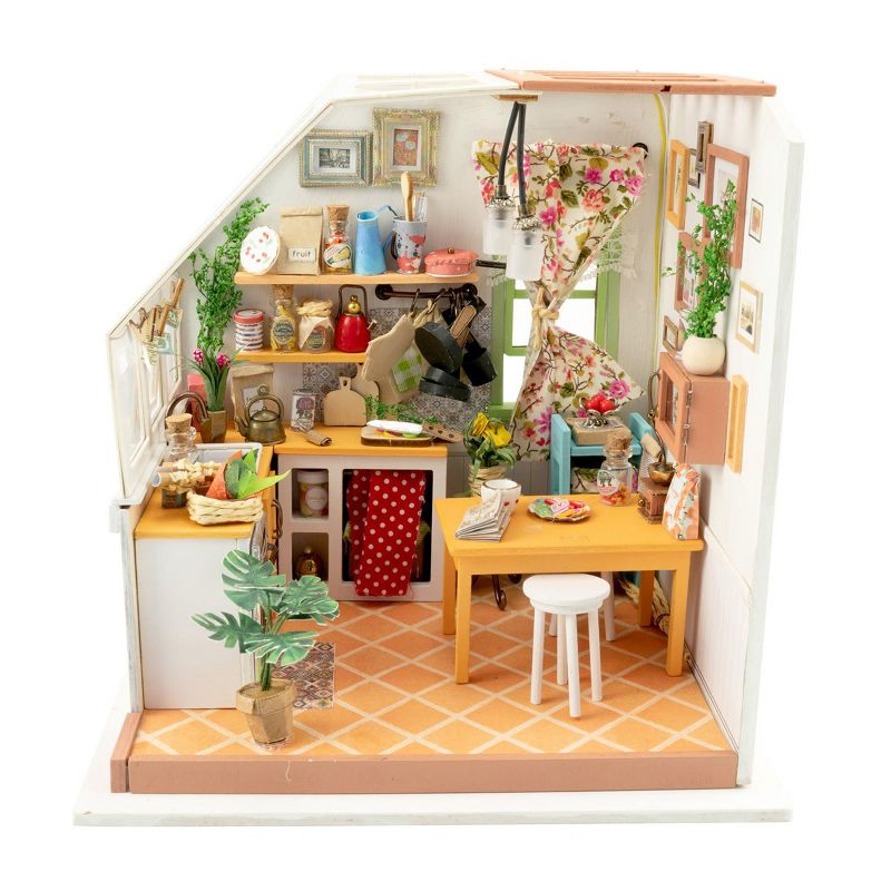 Hands Craft DIY 3D Wooden Puzzles - Miniature House: Jason's Kitchen
