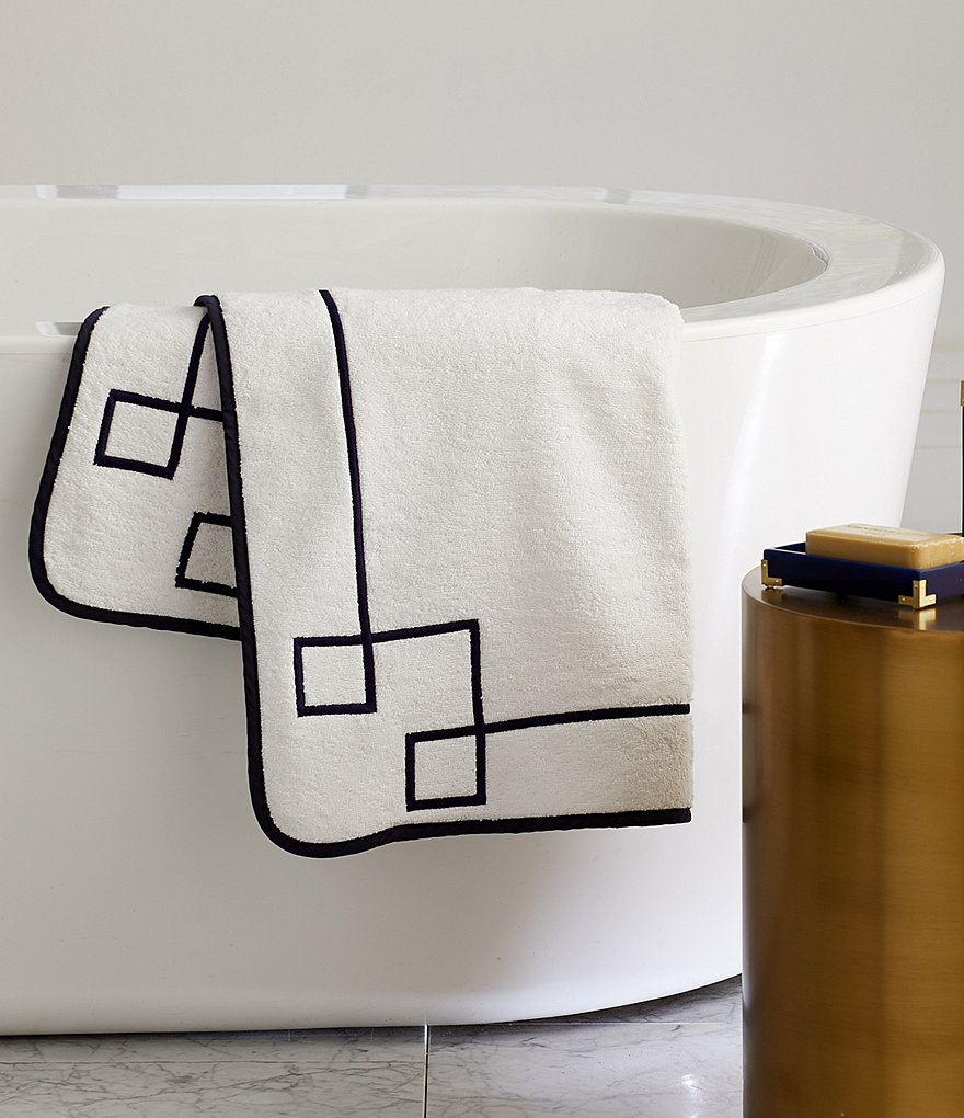 Jonathan Adler Campaign Embroidered Turkish Cotton Bath Towels