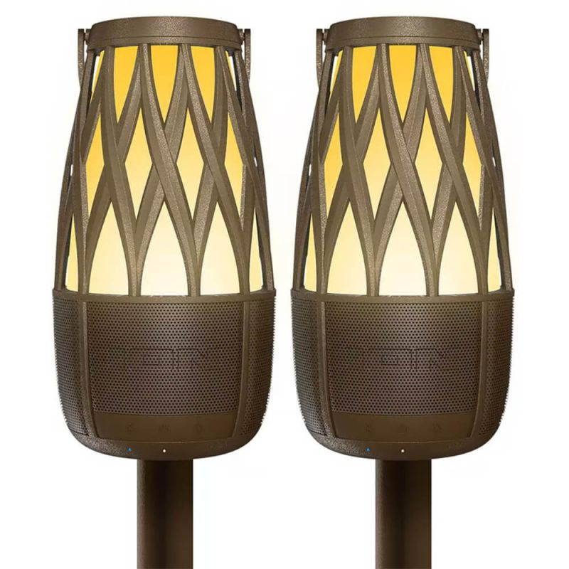 Ion Audio Tahiti Solar Speaker Pair with Bluetooth