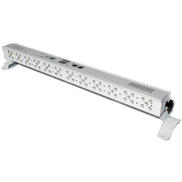 Ultrabright DAZZLER Bar with 60 3W RGBWA LED in White Housing