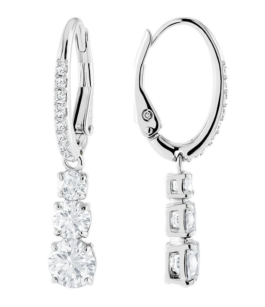 Swarovski Attract Trilogy Round Earrings