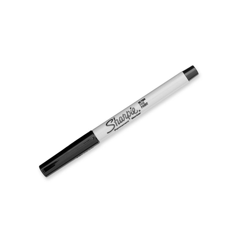 10ct Permanent Markers Ultra Fine Black - Sharpie