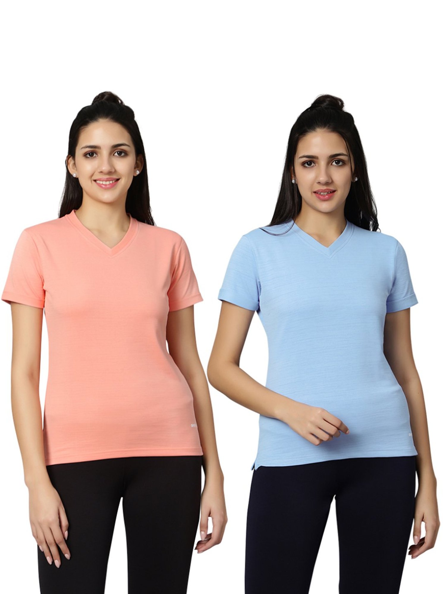 Omtex Blue & Green Regular Fit Sports T-Shirt - Pack Of 3