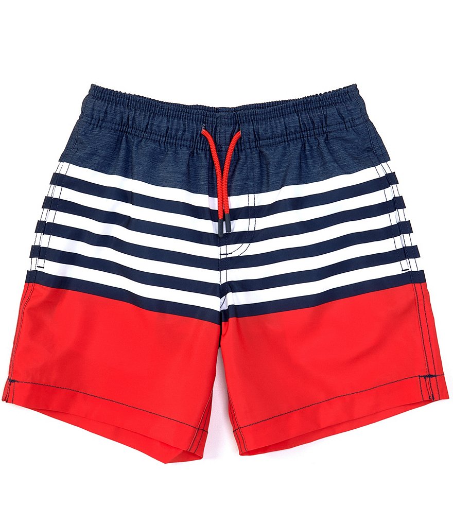 Southern Tide Little/Big Boys 4-16 STUSA Stripe Swim Trunks