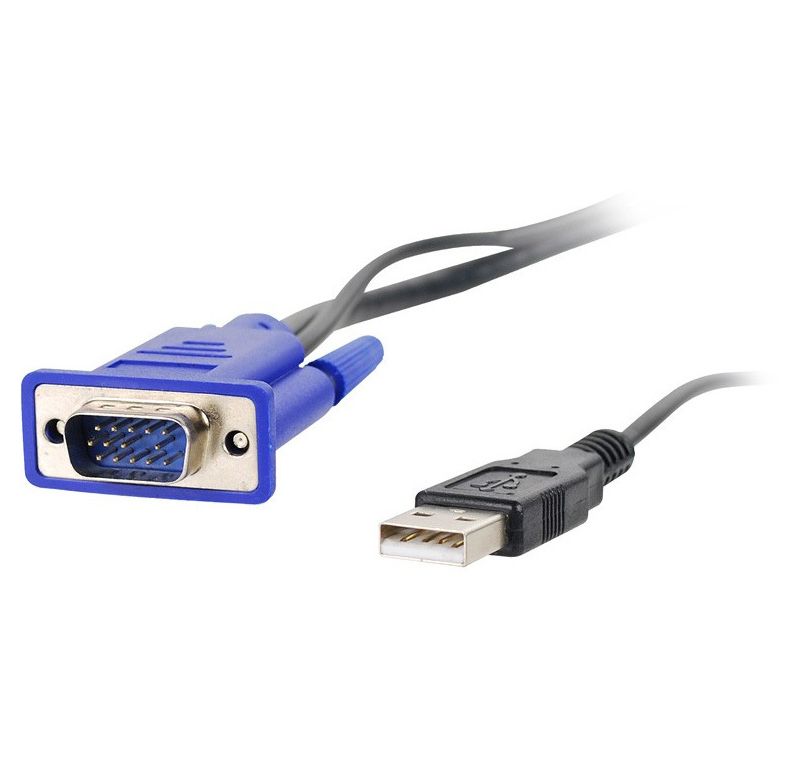 SIIG 1x2 Compact VGA Splitter - 1920 x 1440 - 1 x 22 x VGA Out