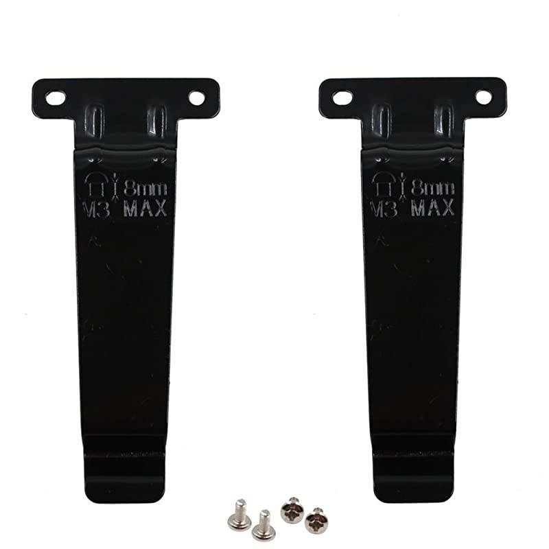 Handheld Radio Belt Clip with Screws for Walkie Talkie Kenwood TK-2107 TK-3100 TK-3101 TK-3106Z