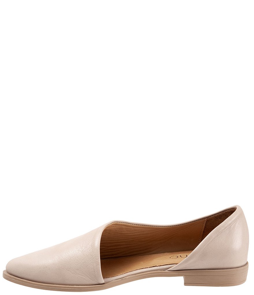 Bueno Brandi Asymmetric Leather Slip-On Loafers