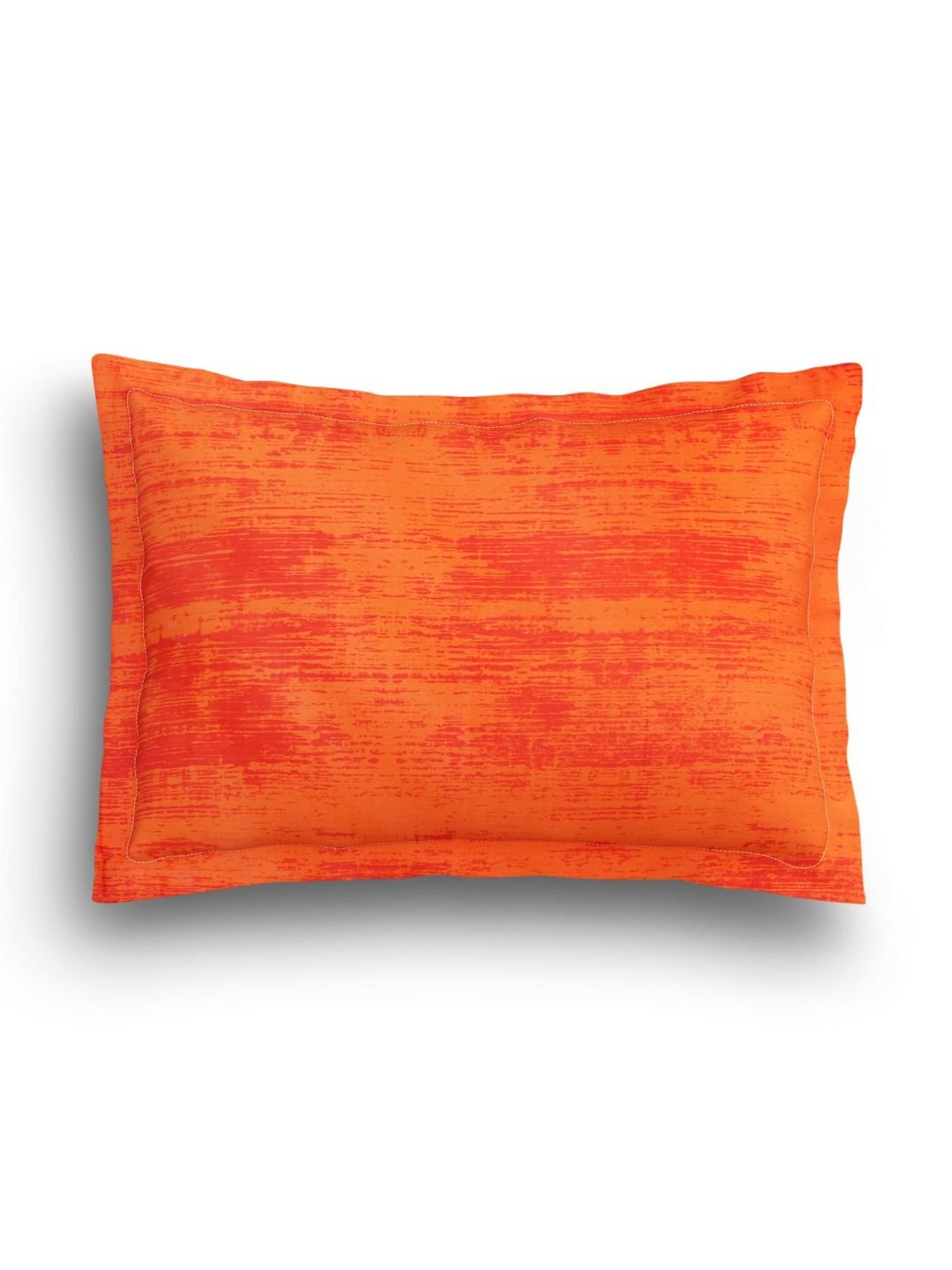 SEJ by Nisha Gupta Orange & White Bed Sheet Sets