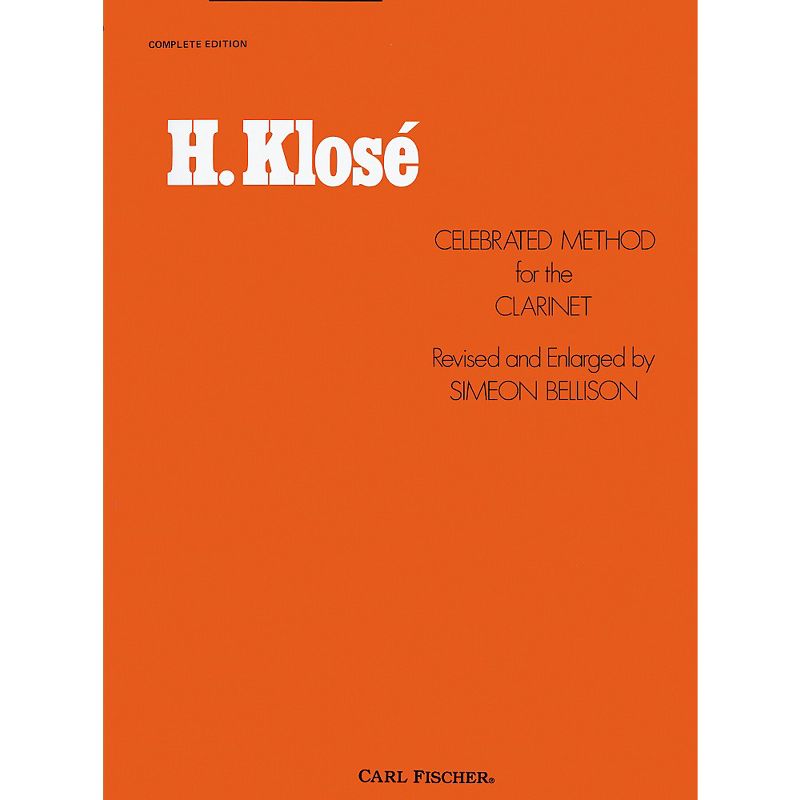 Carl Fischer Celebrated Method For The Clarinet