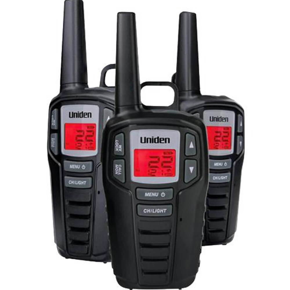 Uniden - GMRS 30-Mile, 22-Channel GMRS 2-Way Radios - Black
