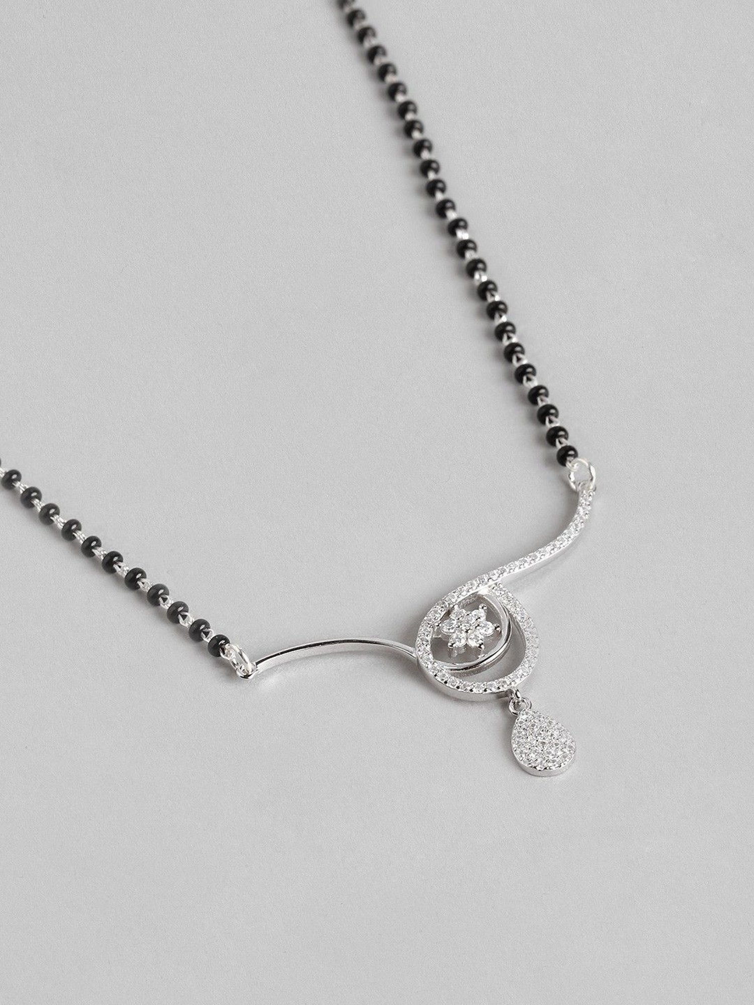 Clara 92.5 Sterling Silver Mangalsutra