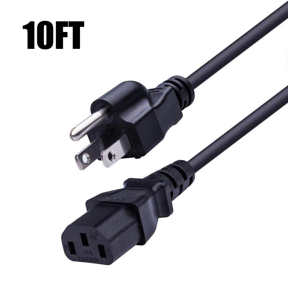 Audiophile AC Power Cable -  10AWG HiFi Power Cord 5FT