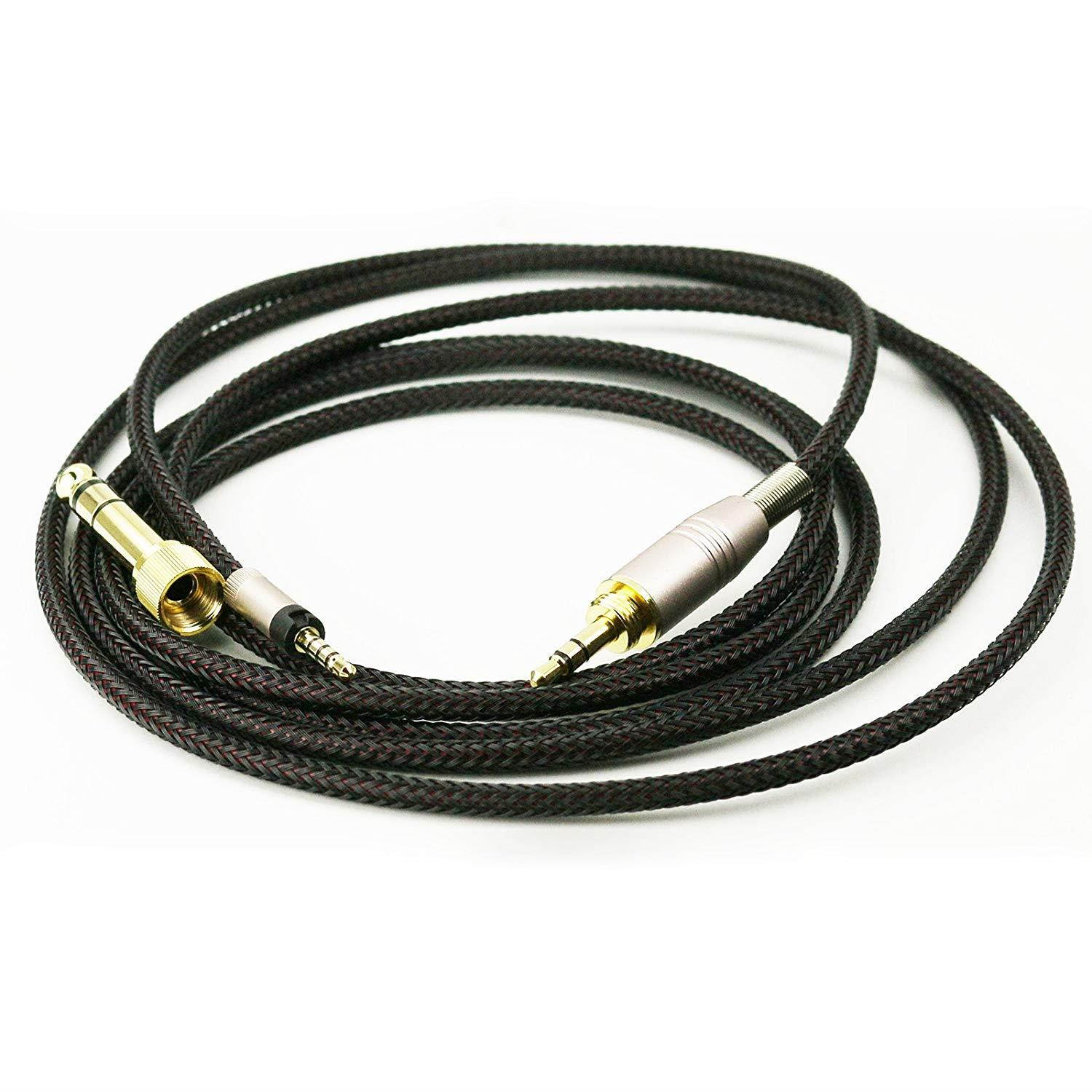 NewFantasia Replacement Audio Upgrade Cable for Sennheiser HD4.40, HD4.50, HD4.30i, HD4.30G Headphones 200cm/6ft