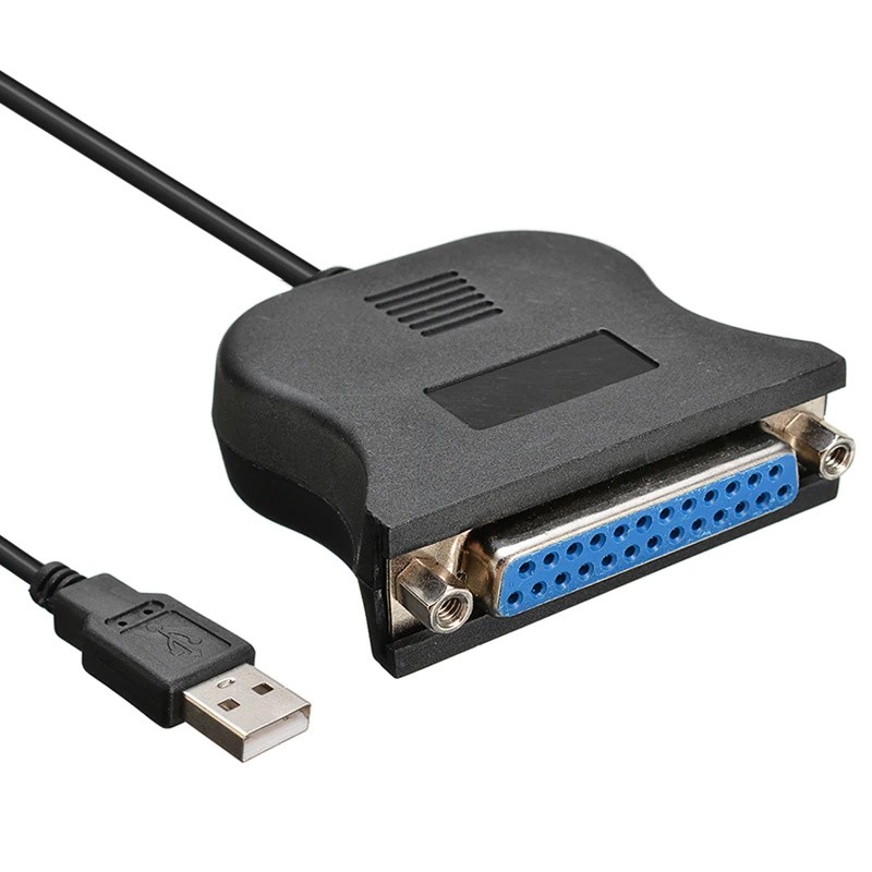 For IEEE 1284 Printer 1pc 25 Pin Parallel Port Adapter Cable High Quality USB 2.0 Printer Cable HiUSB To Parallel Adapter