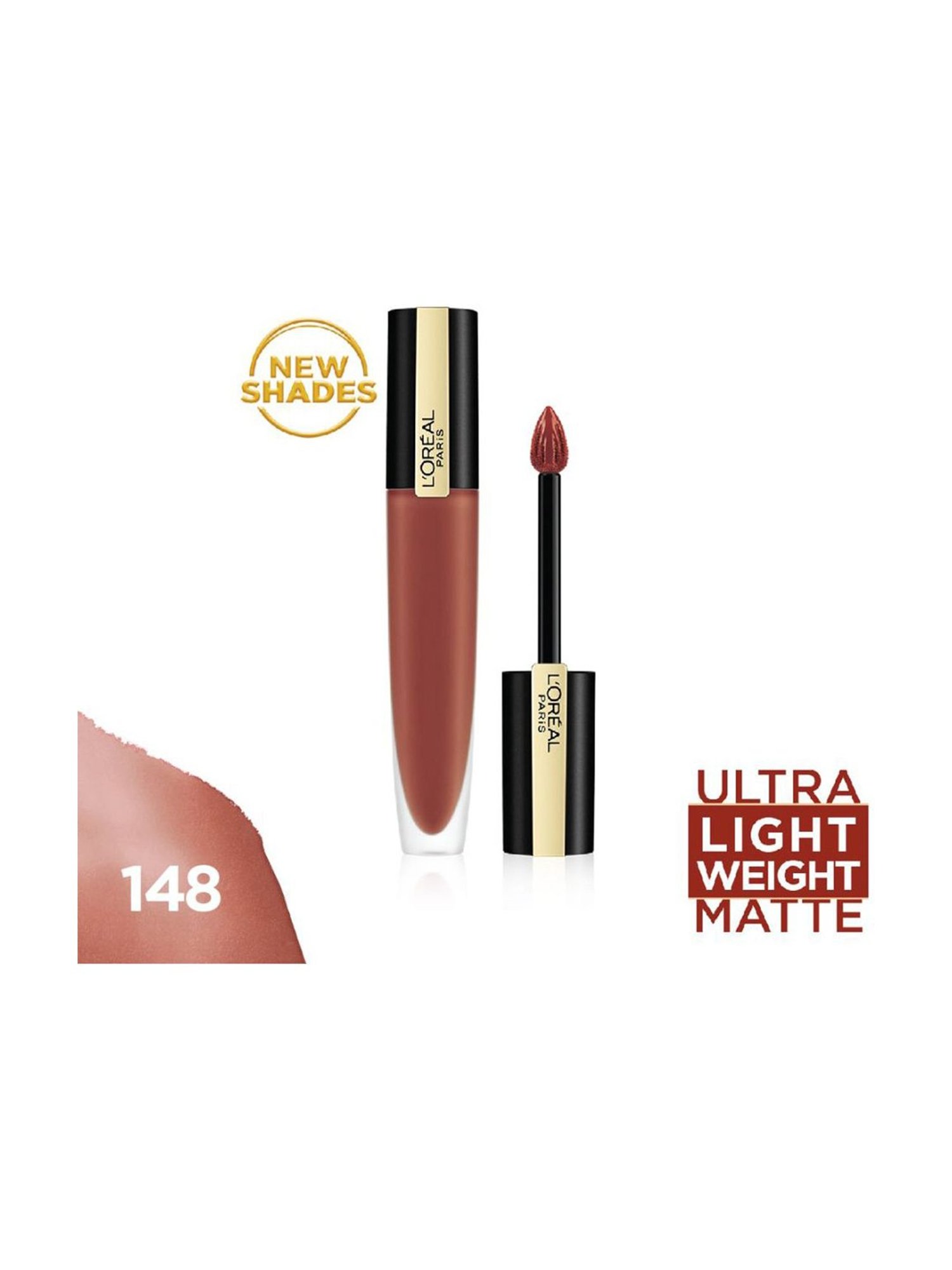 L'Oreal Paris Rouge Signature Matte Liquid Lipstick - 148 I Hunt,7ml
