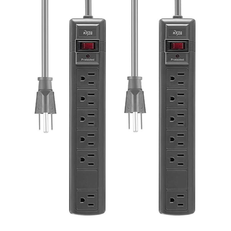 6-Outlet Surge Protector Power Strip