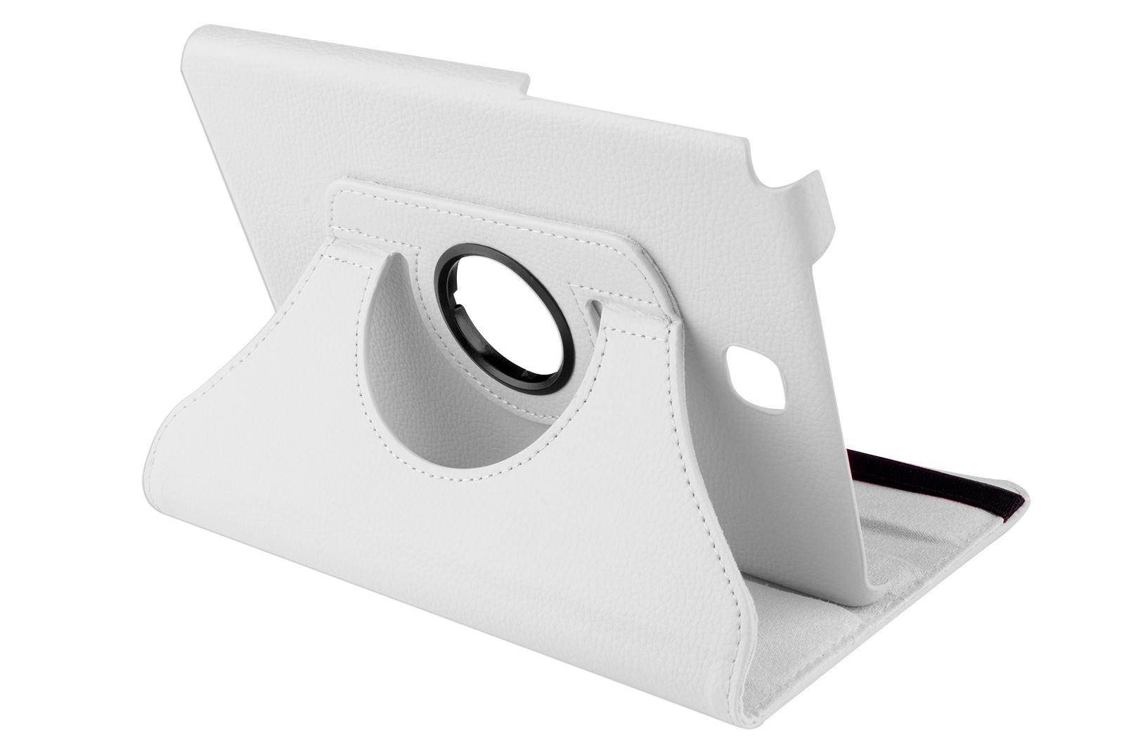 Hellfire Trading PU Leather Case 360 Rotating for Samsung Galaxy Tab A 8 T350 8" - Purple