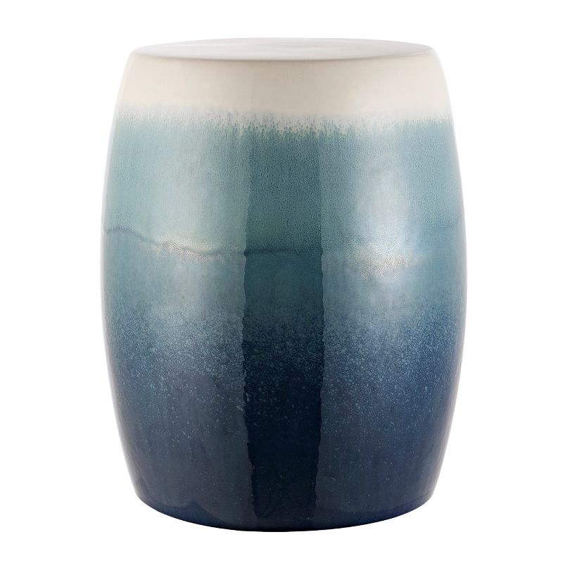 Norel Garden Stool - Blue -  Safavieh