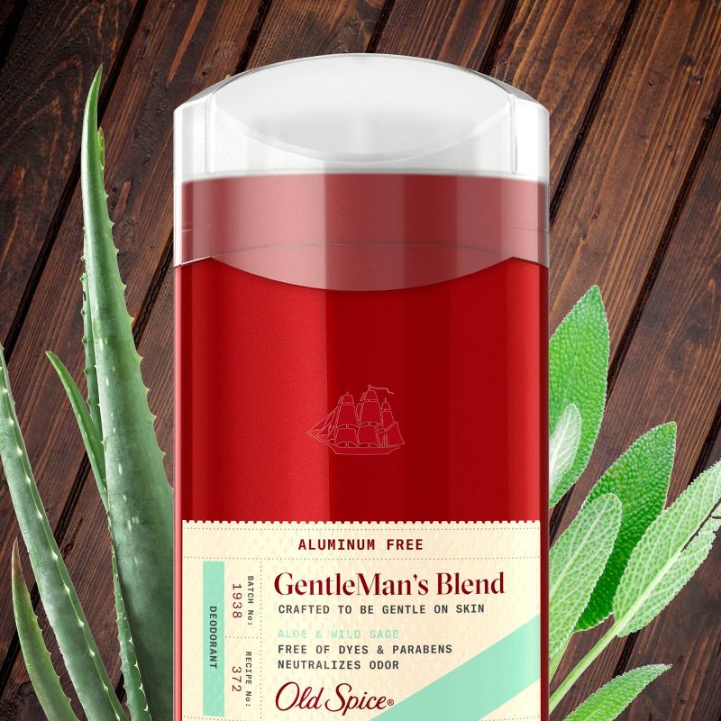 Old Spice GentleMan's Blend Deodorant Aloe & Wild Sage - 3oz 