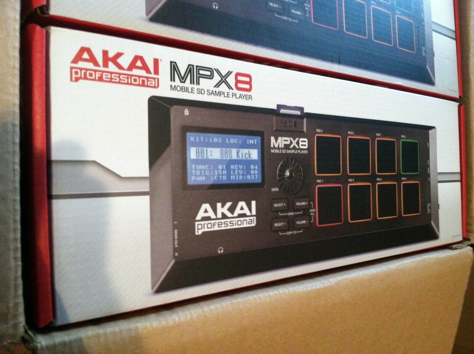 Akai Professional MPX8 MPX 8 SD CARD SAMPLE PLAYER CONTROLLER USB DJ //ARMENS//