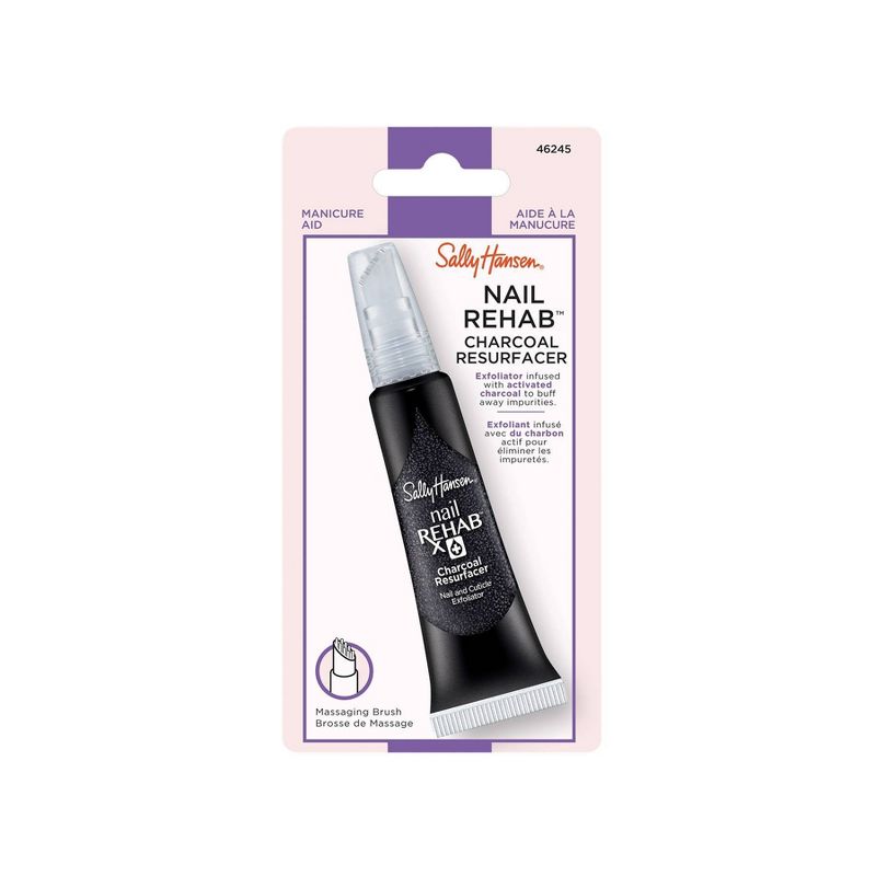 Sally Hansen Nail Treatment - 46245 Charcoal Resurfacer - 0.4 fl oz