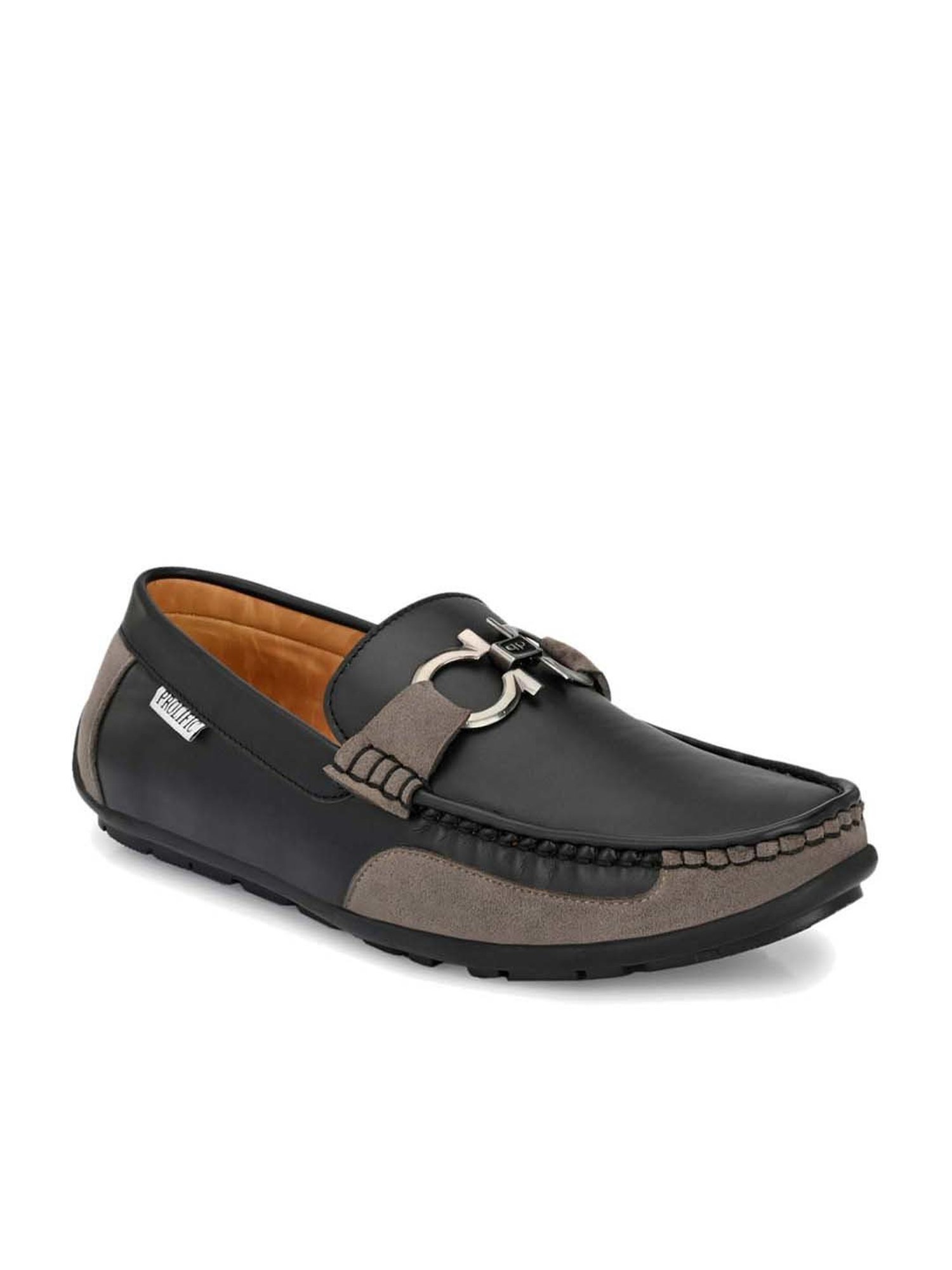 Prolific Men's Black Casual Loafers