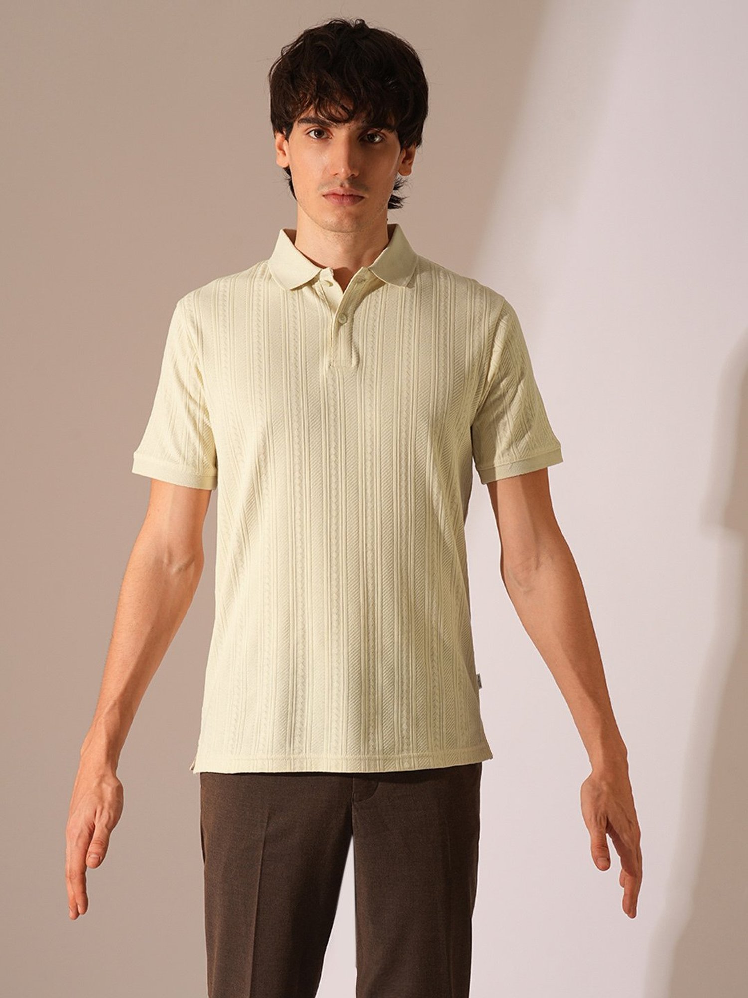 Selected Homme White Organic Cotton Slim Structure T-Shirt