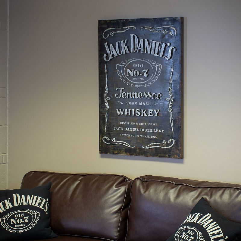 Metal Label Wall Art - Jack Daniel's