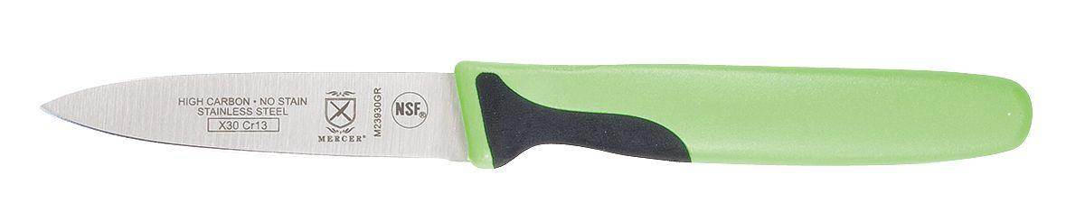 Mercer Cutlery 3" Paring Knife, Green   M23930GR