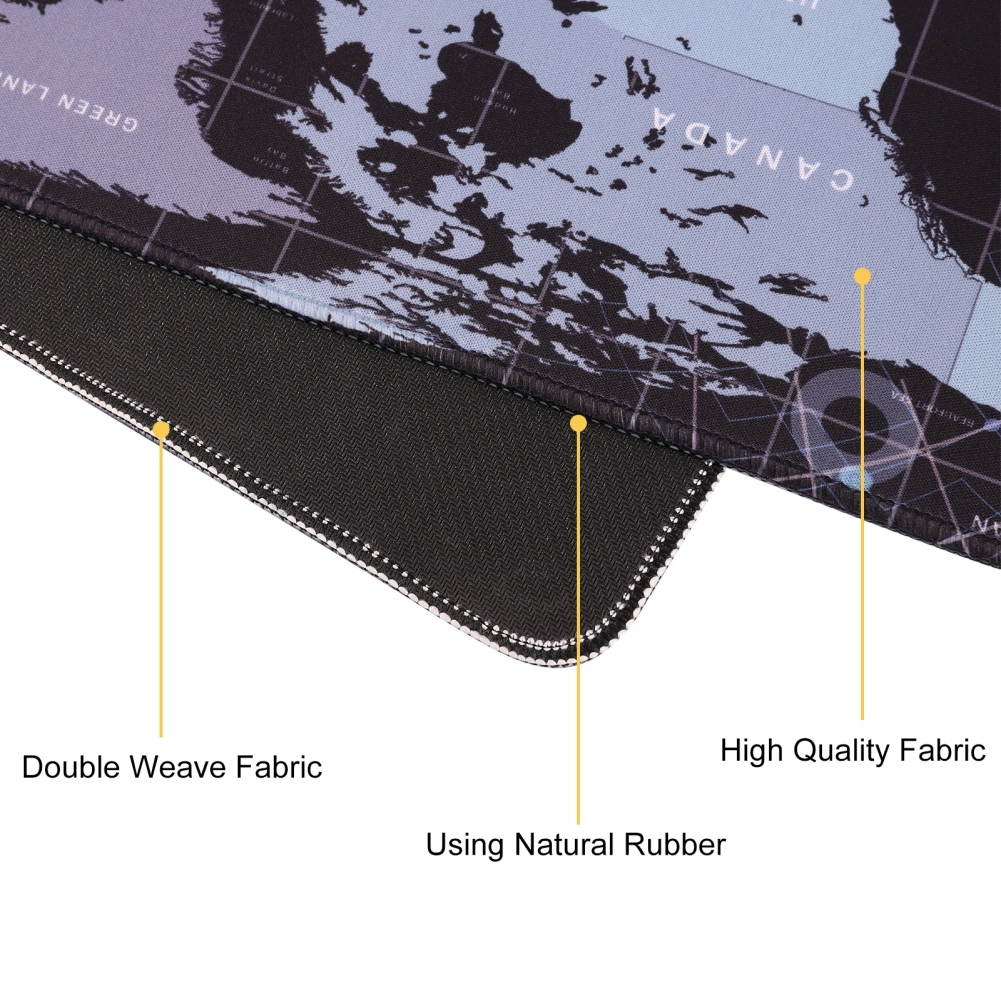 Gaming Mouse Pad Large Size 300*700MM Water-Resistant Extended Mouse Mat World Desk Mat Gaming Support for Computer, PC and Laptop