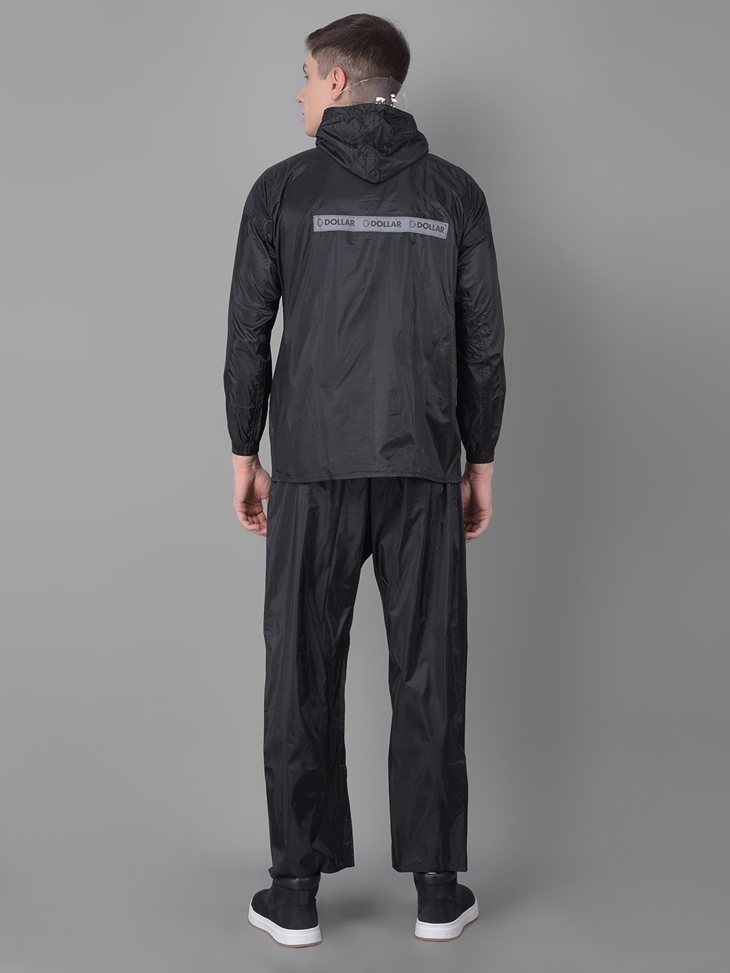 Wildcraft Red & Maroon Regular Fit Colour Block Rainwear Jacket