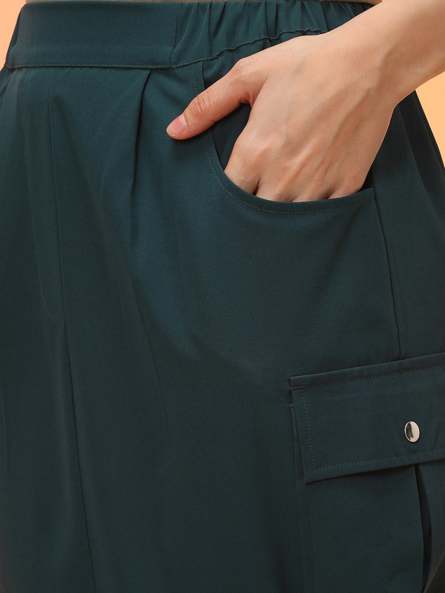 Globus Teal Mini Skirt