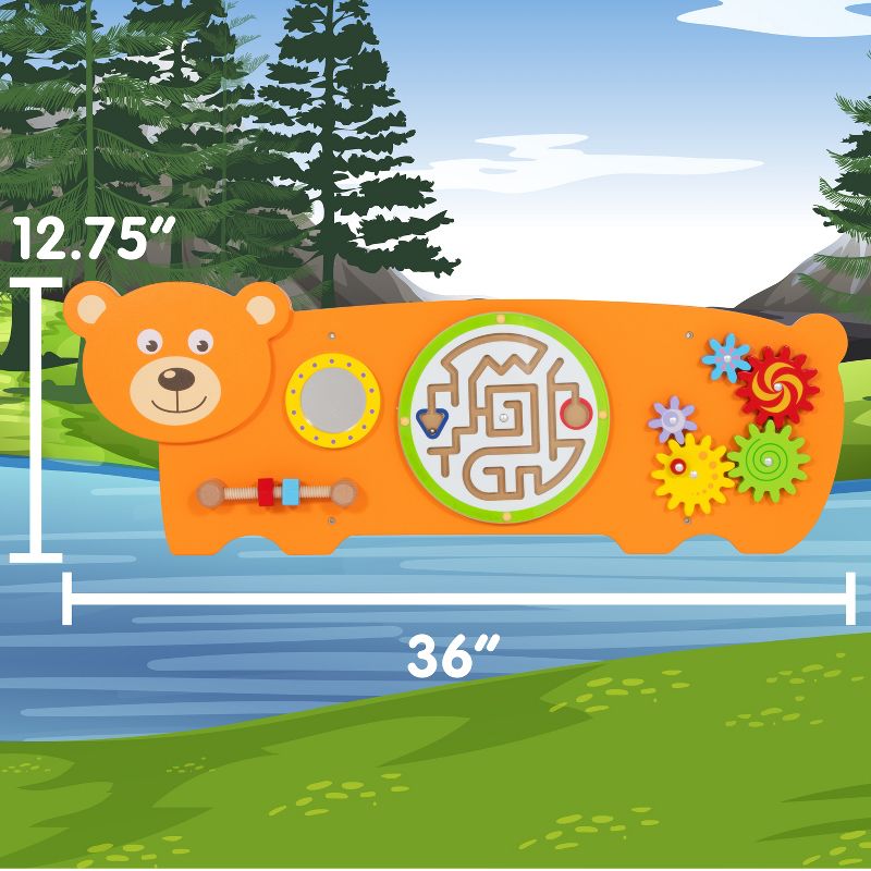Learning Advantage Bear Activity Wall Panel