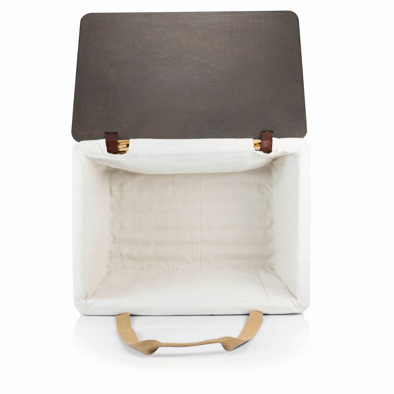 Picnic at Ascot Insulated Picnic Basket/Cooler Fully Equipped with Service for 2 - Trellis Green