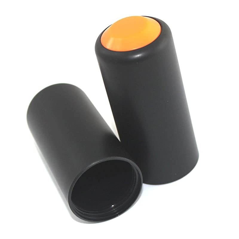 2pcs Orange Wireless Mic Screw on Capcovercup for Wireless Microphone System Handheld Mics