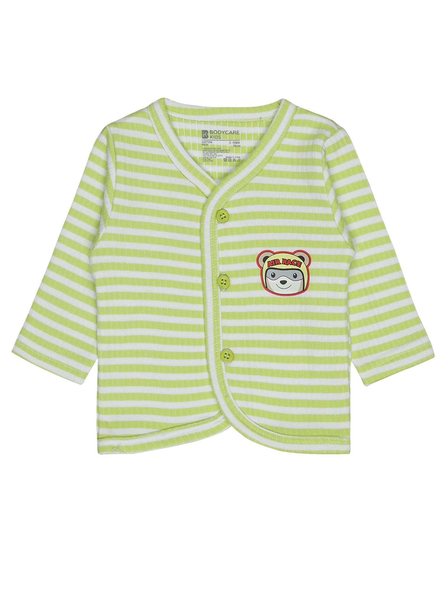 Bodycare Kids Assorted Striped Full Sleeves T-Shirt with Pants