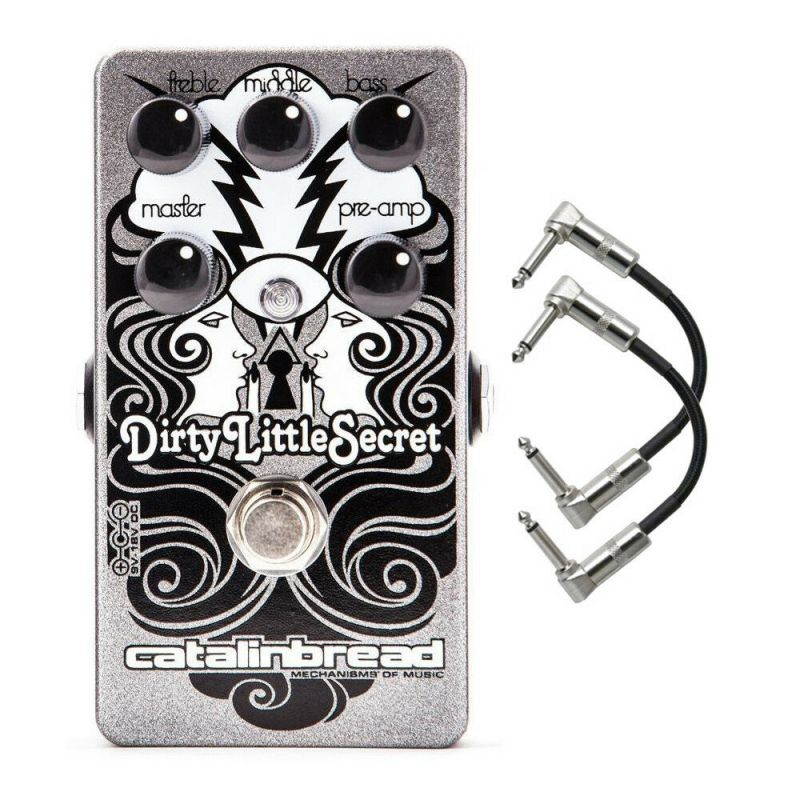 Catalinbread DLS Marshall Amp Emulation Guitar Effects Pedal with Patch Cables