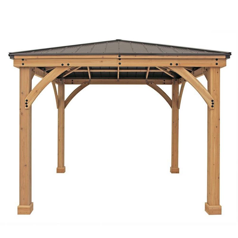 Meridian 10' X 10' Gazebo - Brown - Yardistry