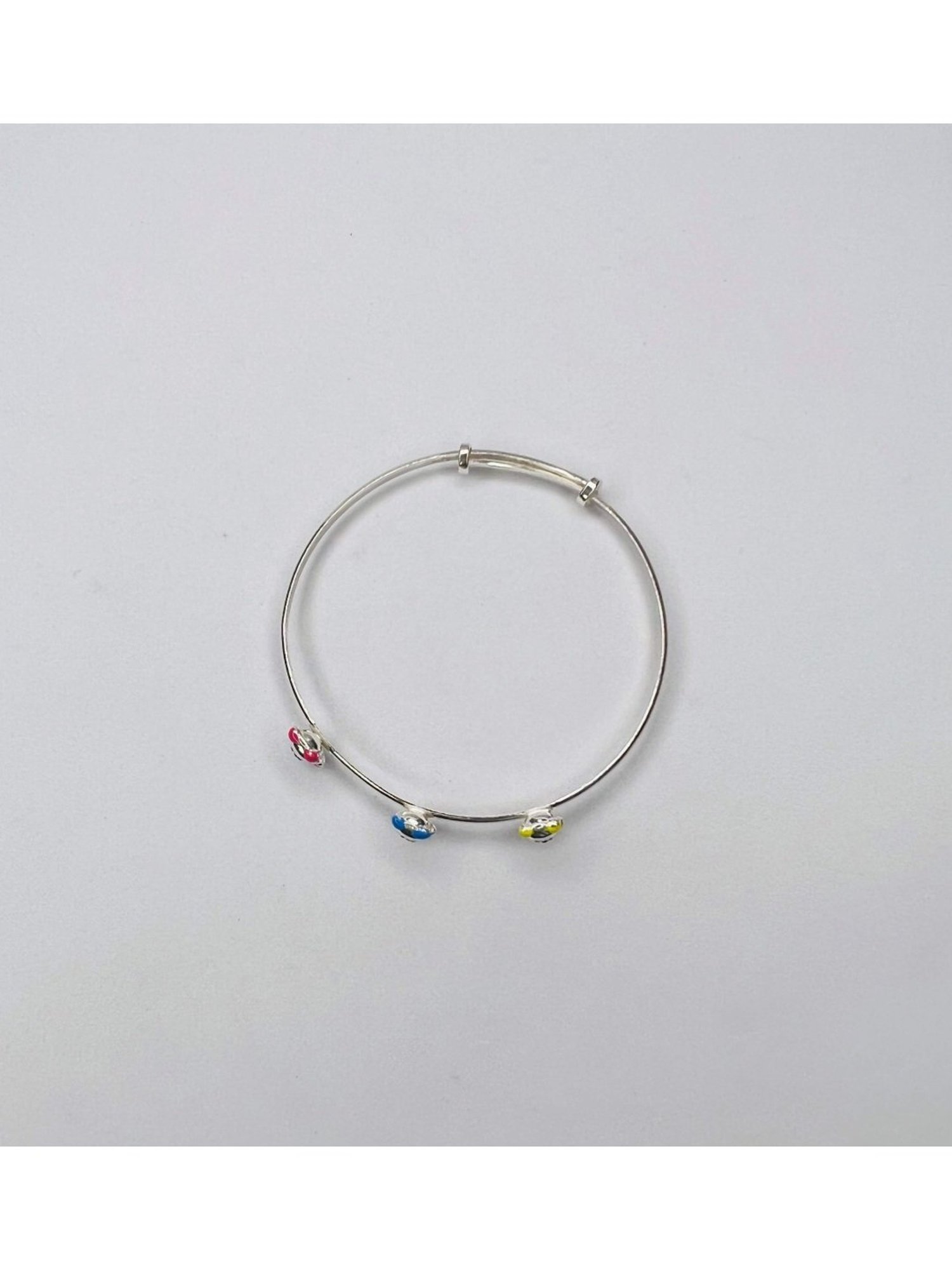 Arte Jewels 925 Sterling Silver Teddy Chamas Bangle for Women & Girls