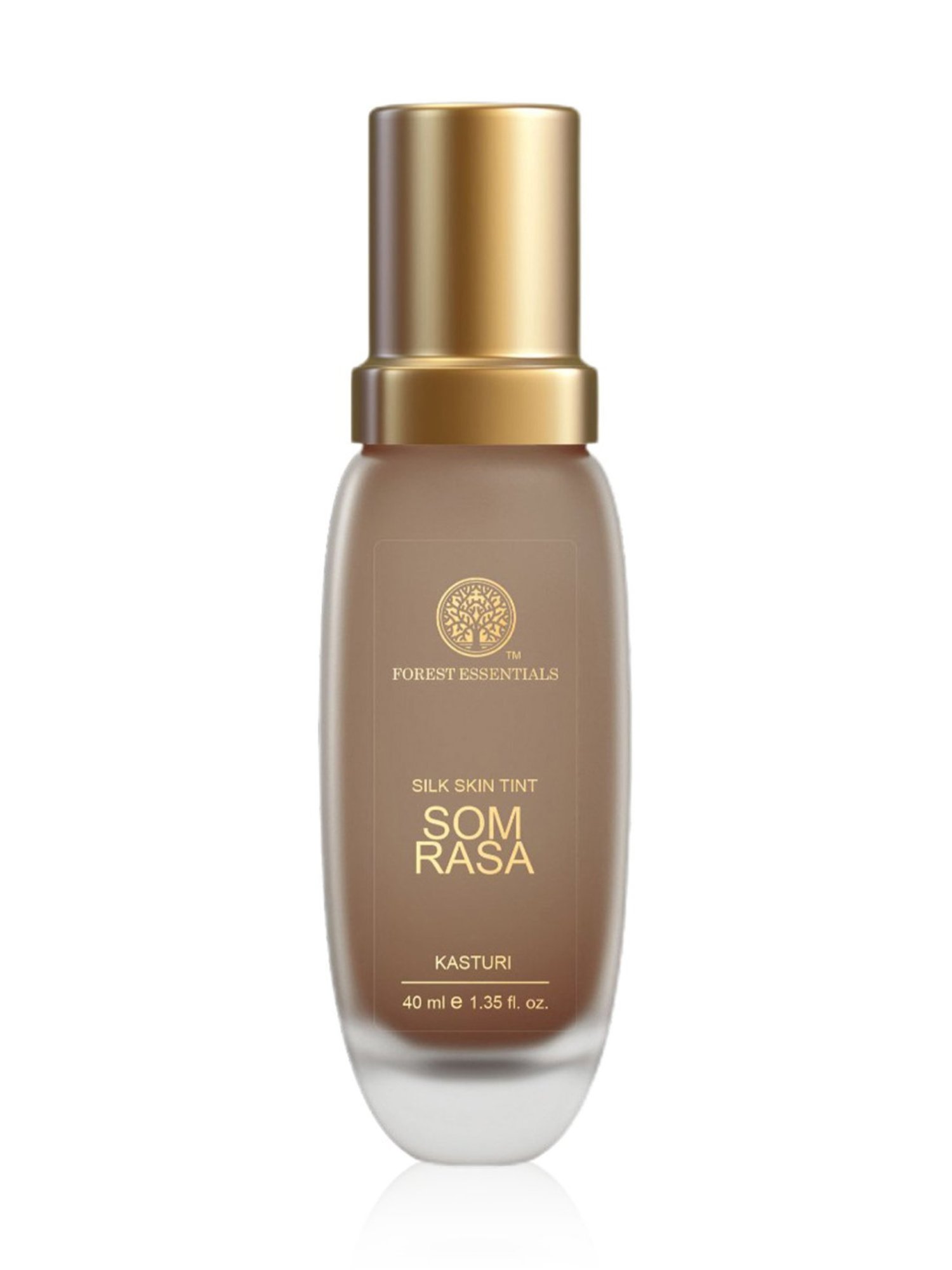 Forest Essentials Som Rasa Silk Tint Kasturi Foundation for Even Skintone - 40 ml