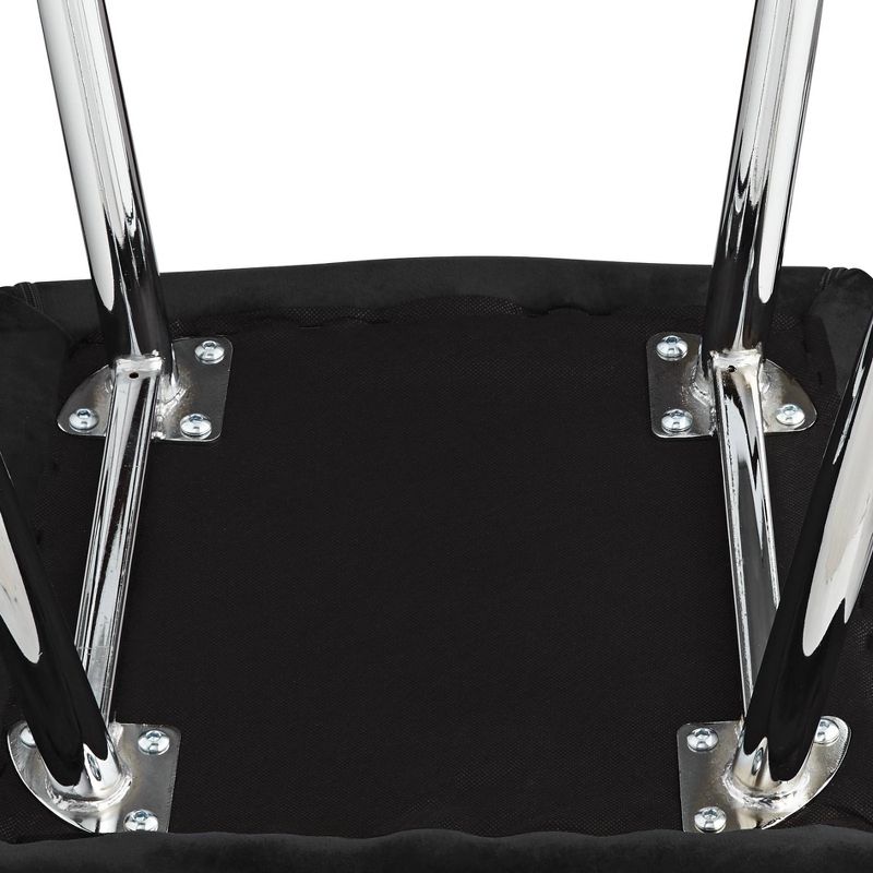 55 Downing Street Martin Black Fabric Modern Dining Chair