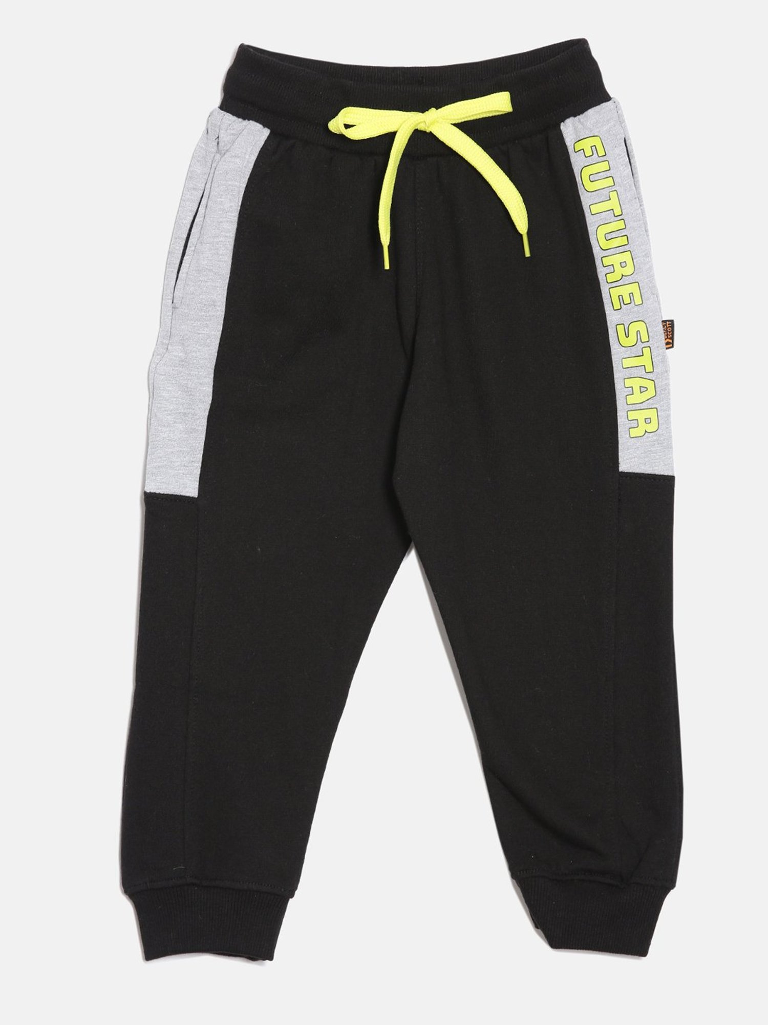 Dixcy Scott Originals Boys Black Solid Joggers