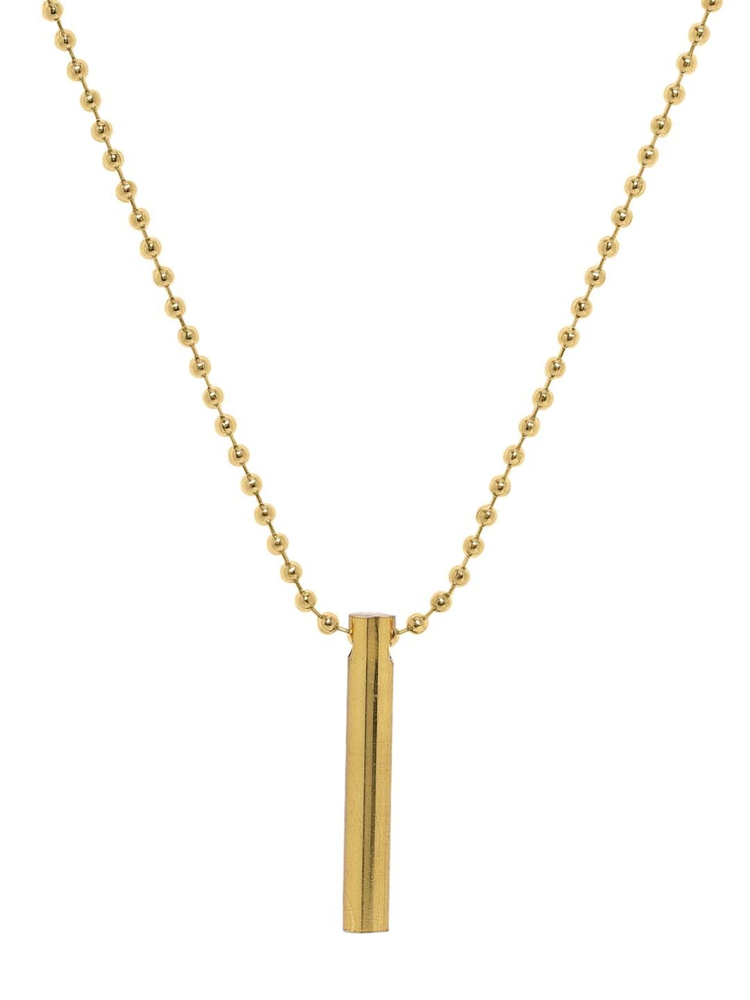 Bold By Priyaasi Men's Gold-Plated Chain with Striking Pendant