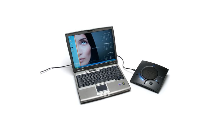 ClearOne CHAT 50 USB Speaker Phone - 1 x Mini Type B , 1 x RJ-45 10/100Base-TX