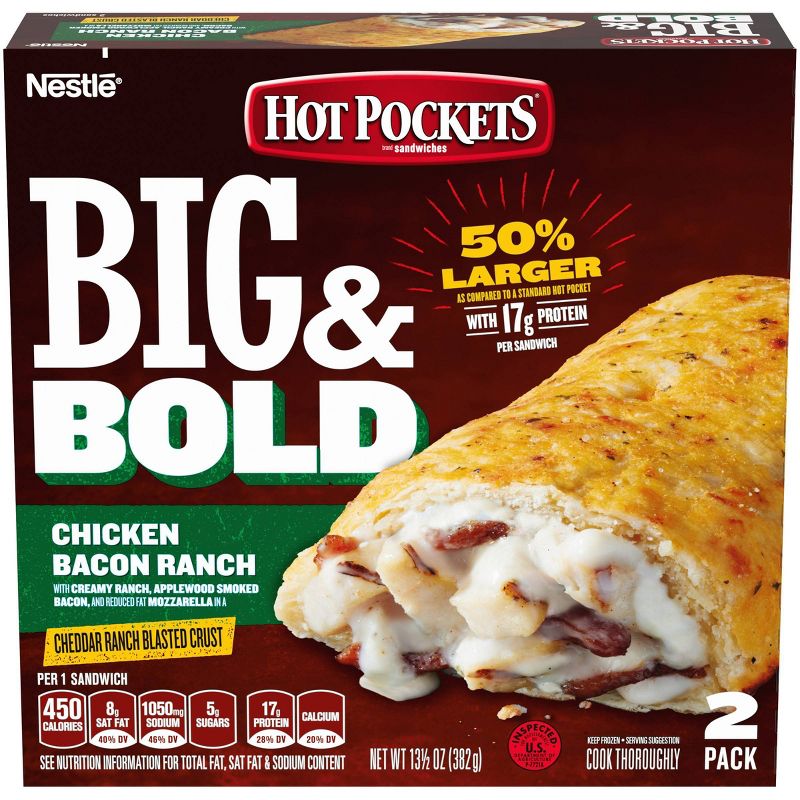 Hot Pockets Big & Bold Chicken Bacon Ranch