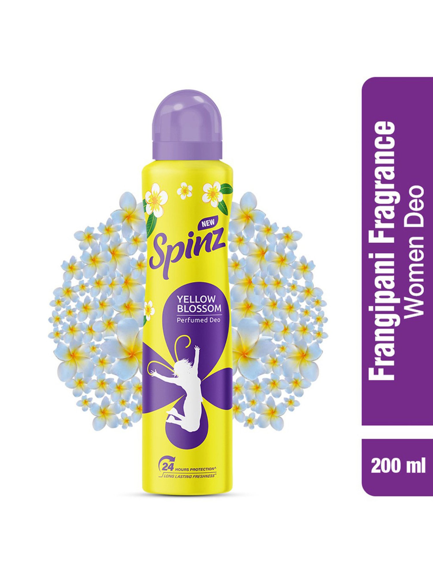 Spinz Yellow Blossom Perfumed Deo for Women - 200 ml